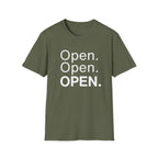 Open. Open. OPEN.