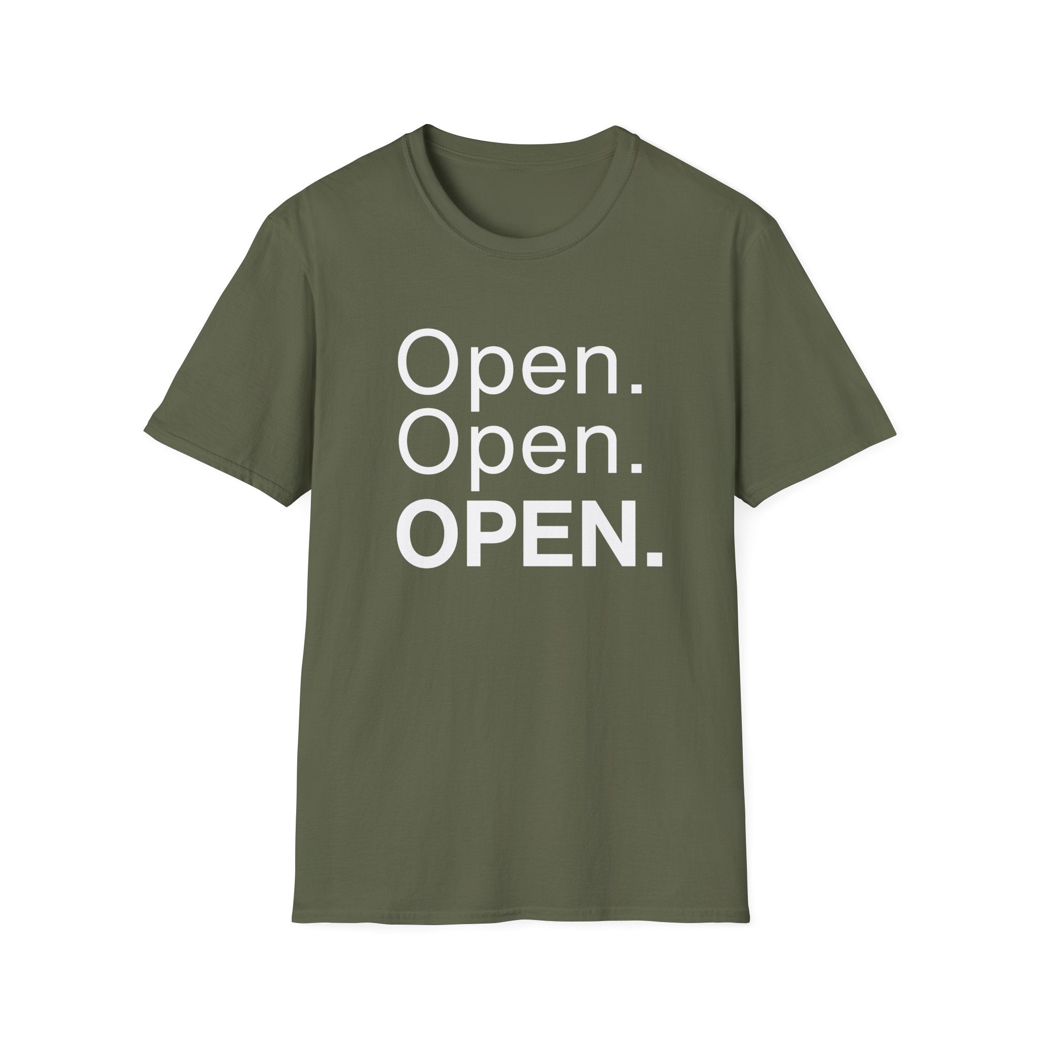 Open. Open. OPEN.