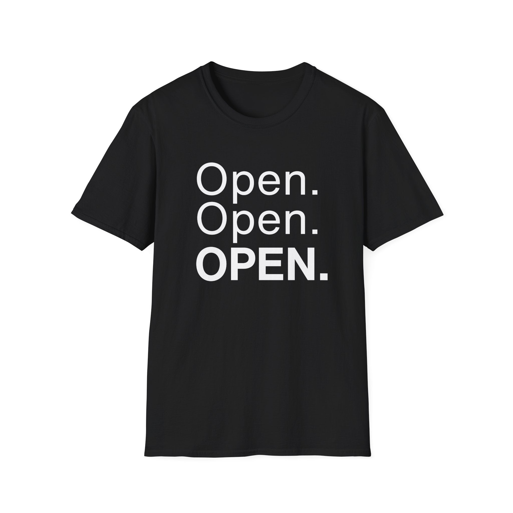 Open. Open. OPEN.