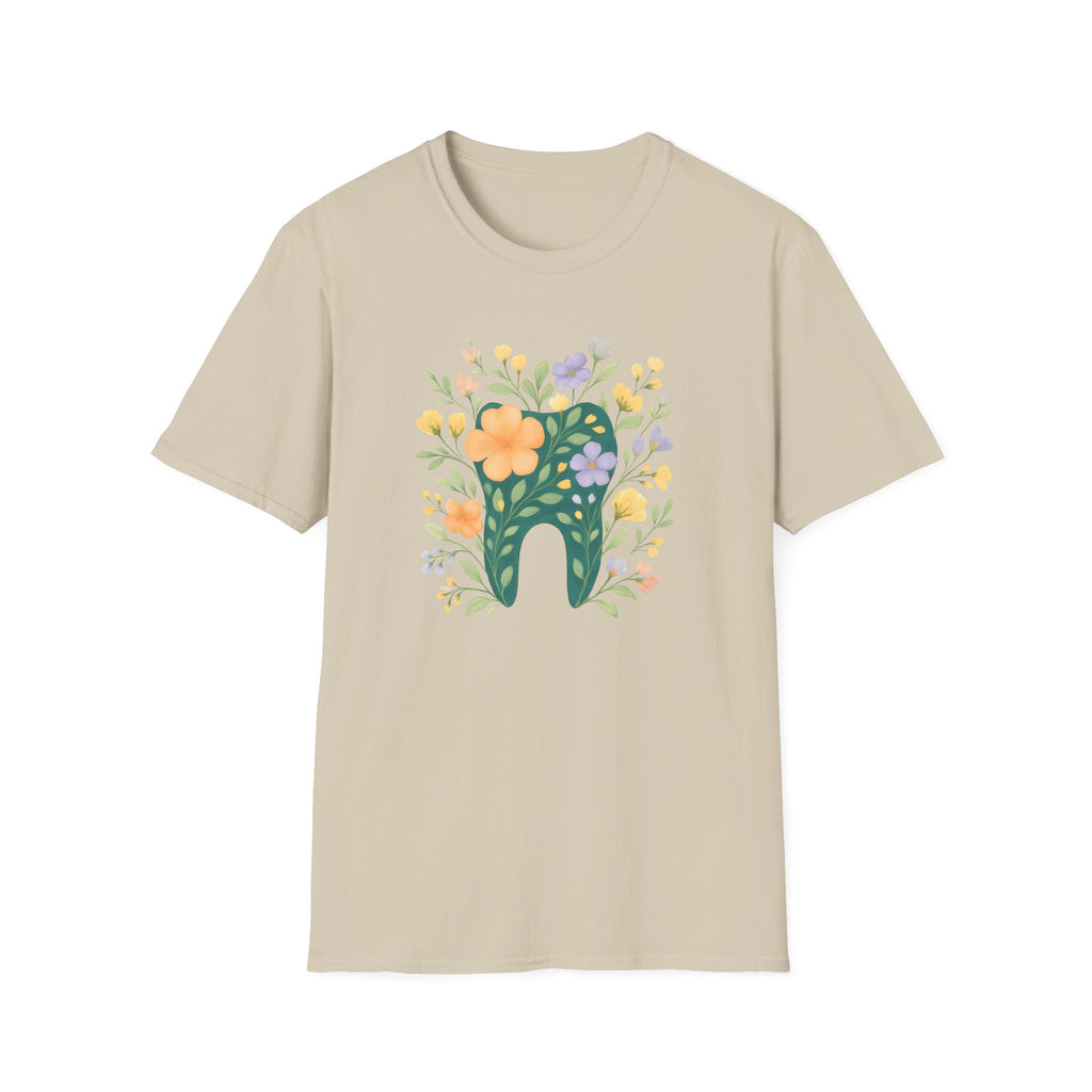 Tooth exploding wildflowers