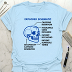 Skull Schematic T-Shirt