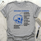 Skull Schematic T-Shirt