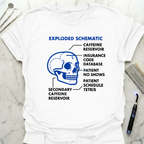 Skull Schematic T-Shirt