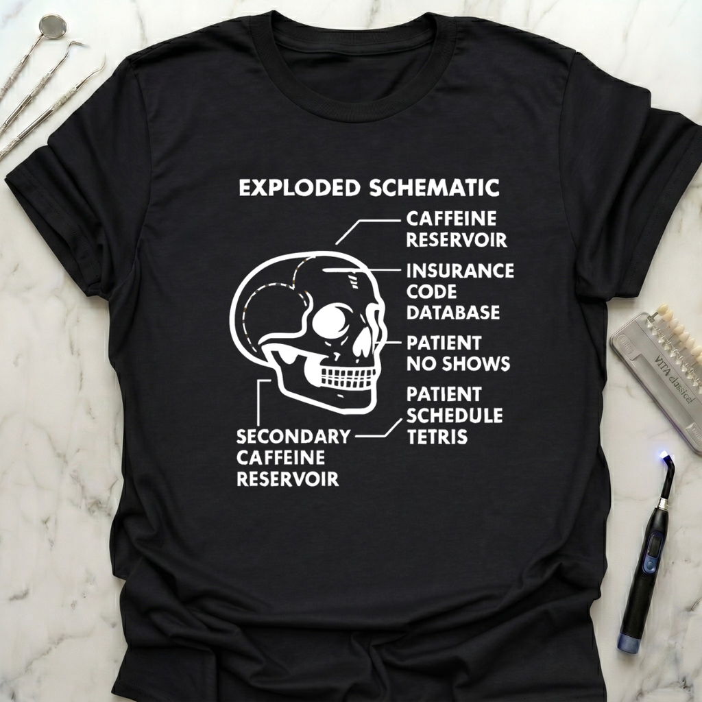 Skull Schematic T-Shirt