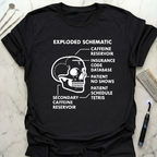 Skull Schematic T-Shirt